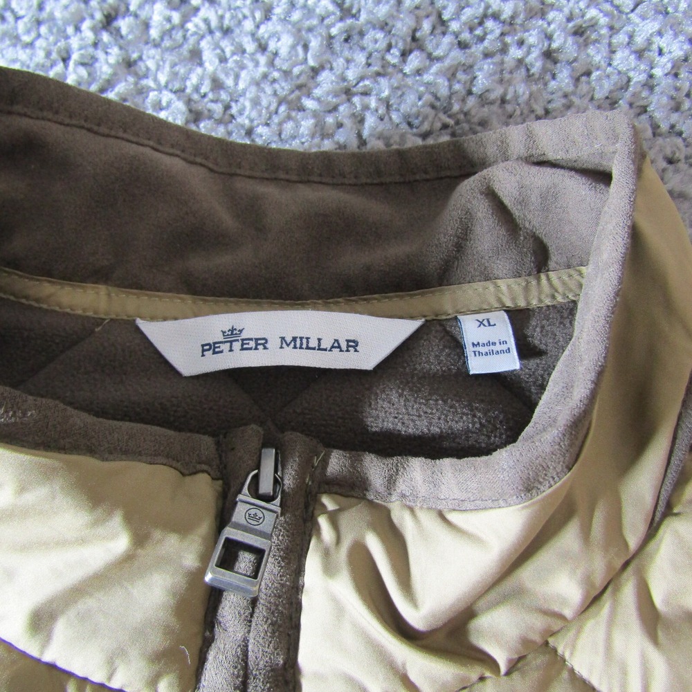 Peter Millar Vest Mens 2XL Essex Quilted Travel Puffer Diamond Fleece Lined - Picture 3 of 11